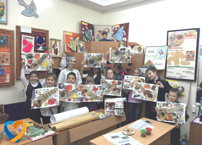 The action «Kids Art Support». master class “Drawing as a genius”