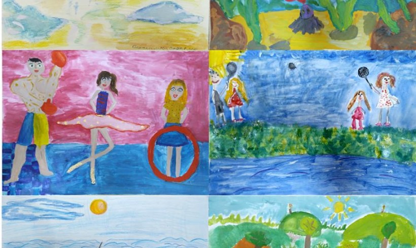 Девять детей от Фонда Добрых Сердец приняли участие в конкурсе детского рисунка в рамках «Победа-Фест»